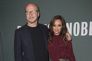 Paul Haggis and Leah Remini, 2015