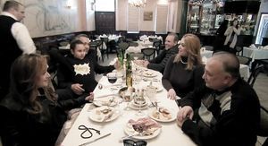 George Remini with Leah, husband Angelo Pagán and family