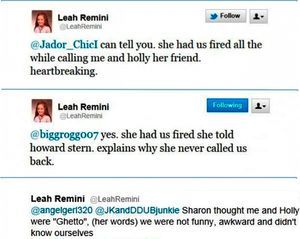 Leah Remini tweets on getting fired from The Talk
