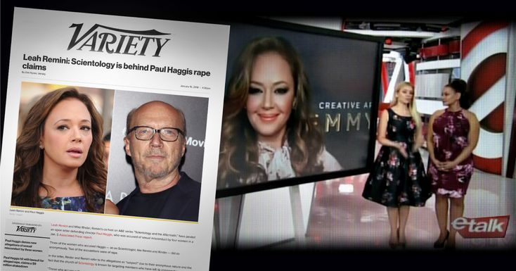 In an effort to defend Haggis and shame his victims, Leah Remini announced to the media scurrilous and baseless claims that the Church was behind the rape accusations.