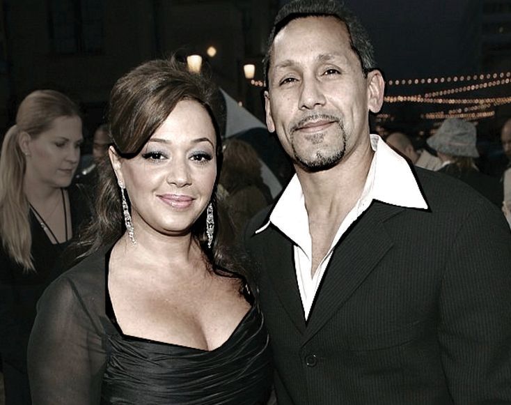 Leah Remini and Angelo Pagán