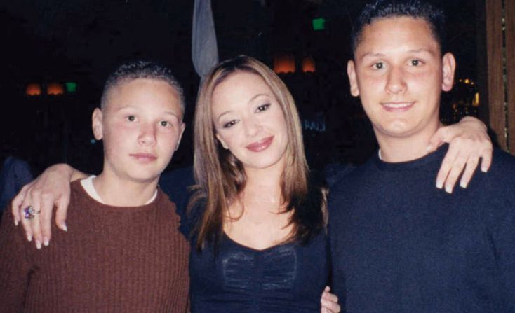 Leah Remini with Nico and Alex Pagán