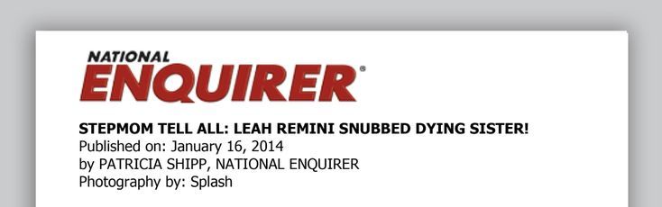 “Leah turned her back on Stephani”
