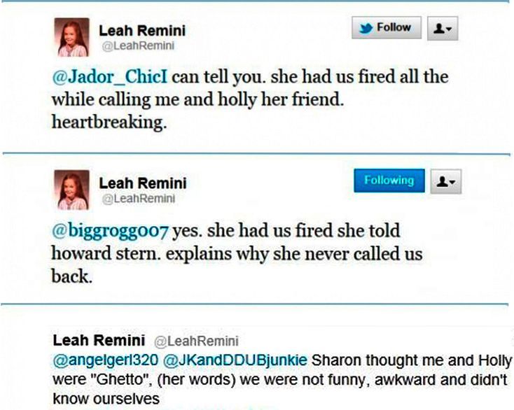 Leah Remini tweets on getting fired from The Talk